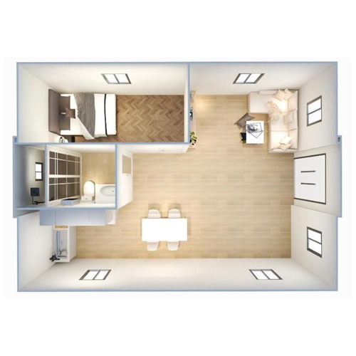 One bedroom One bathroom