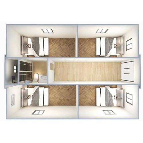 Three bedrooms One bathroom