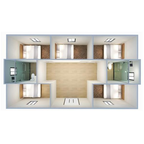 Five bedrooms One bathroom