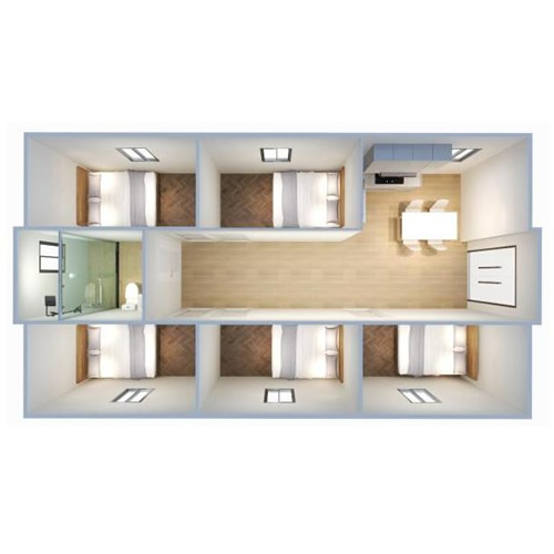 Five bedrooms One bathroom